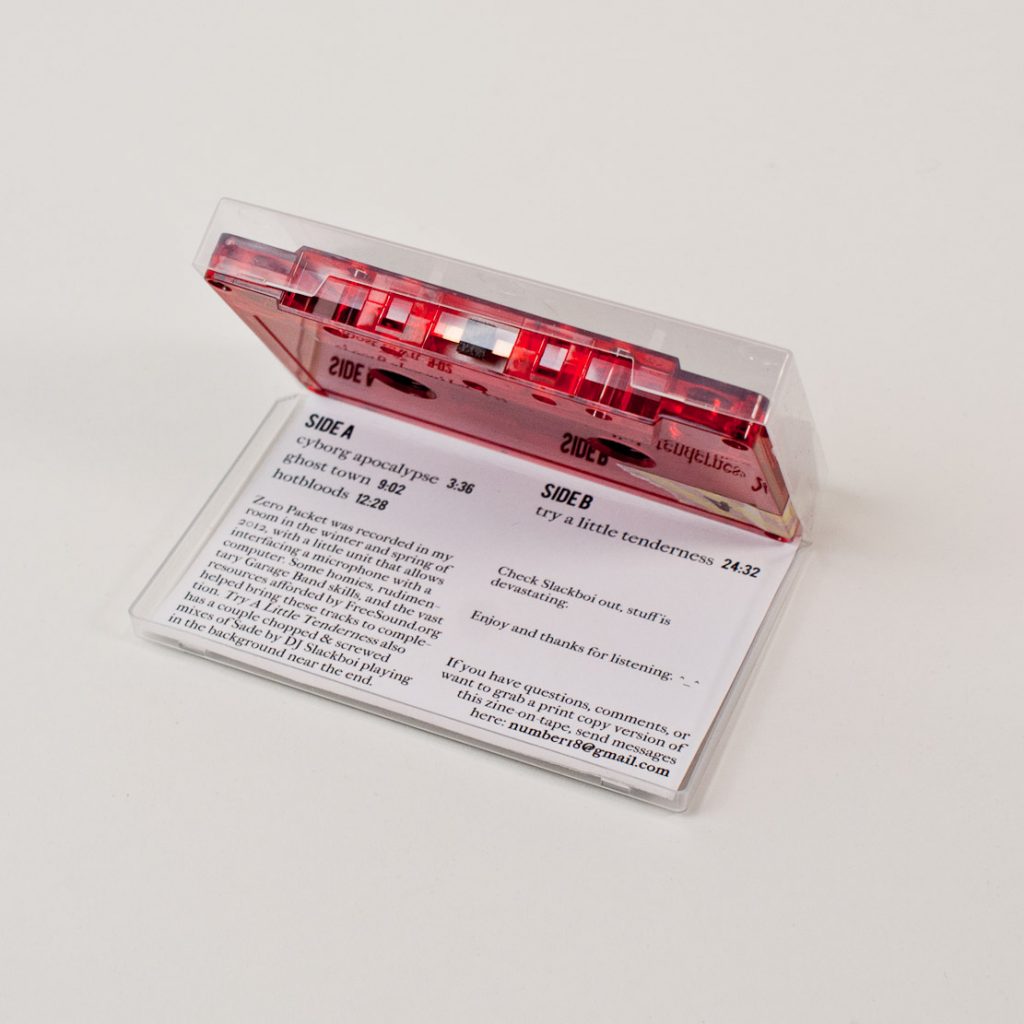 all that's left zero packet on translucent red cassette tape.