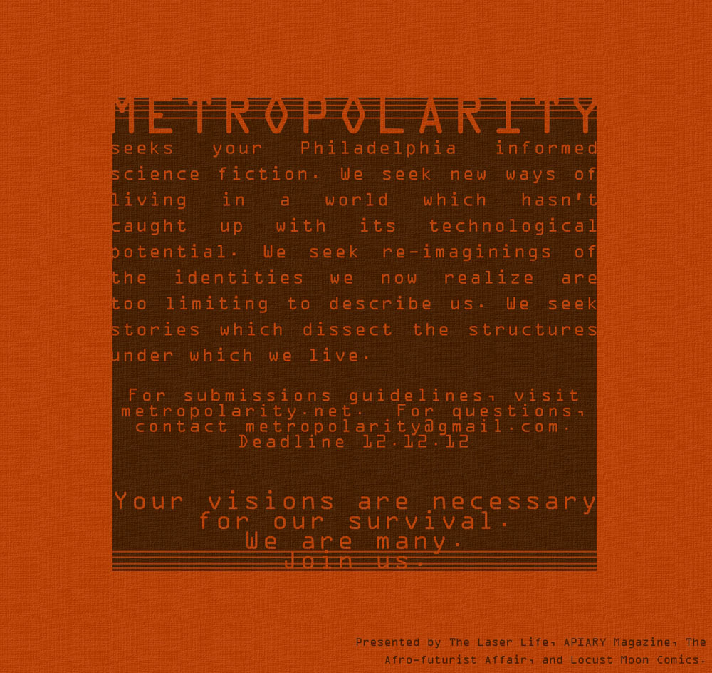 Original Metropolarity flier from 2012 designed by Ras Cutlass Mashramani