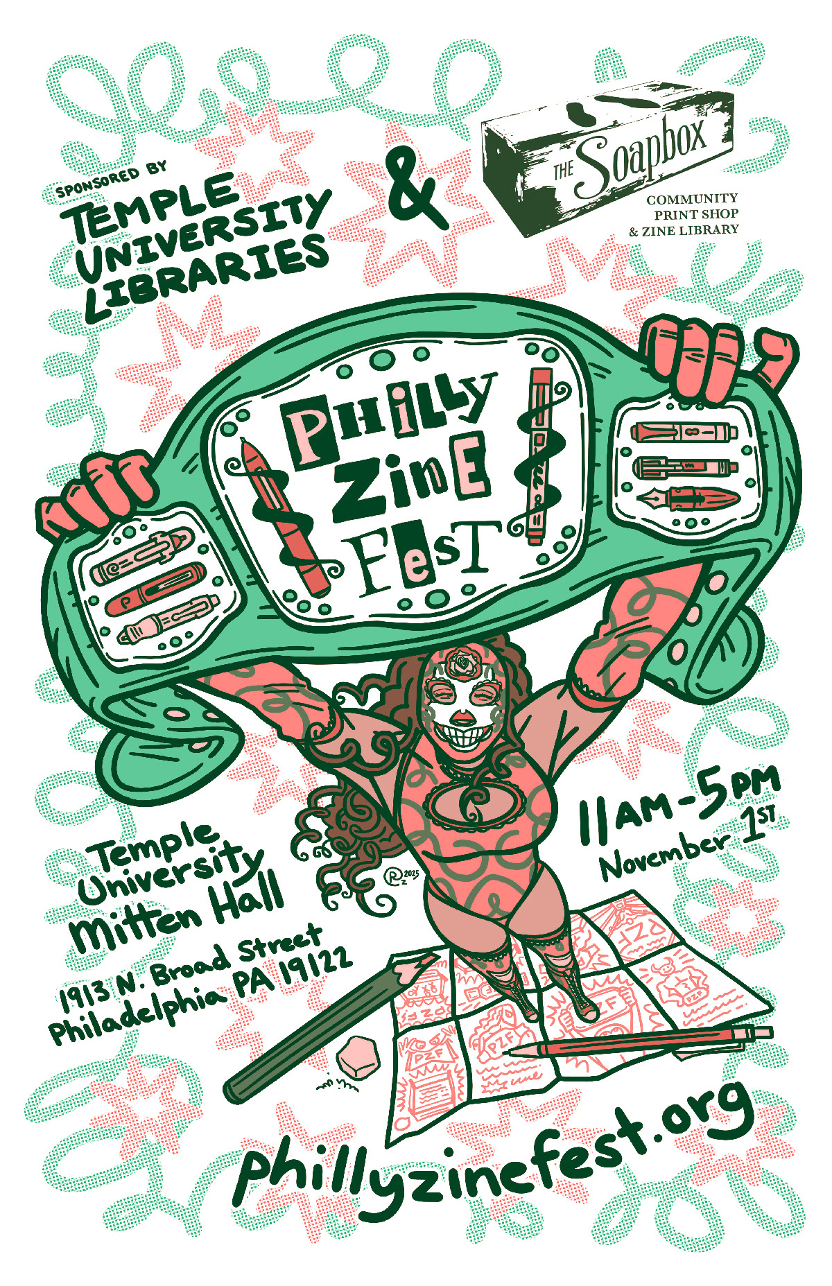 CYBORG MEMOIRS at Philly Zine Fest, Mitten Hall 1913 N. Broad Street Philadelphia Nov 1 2025