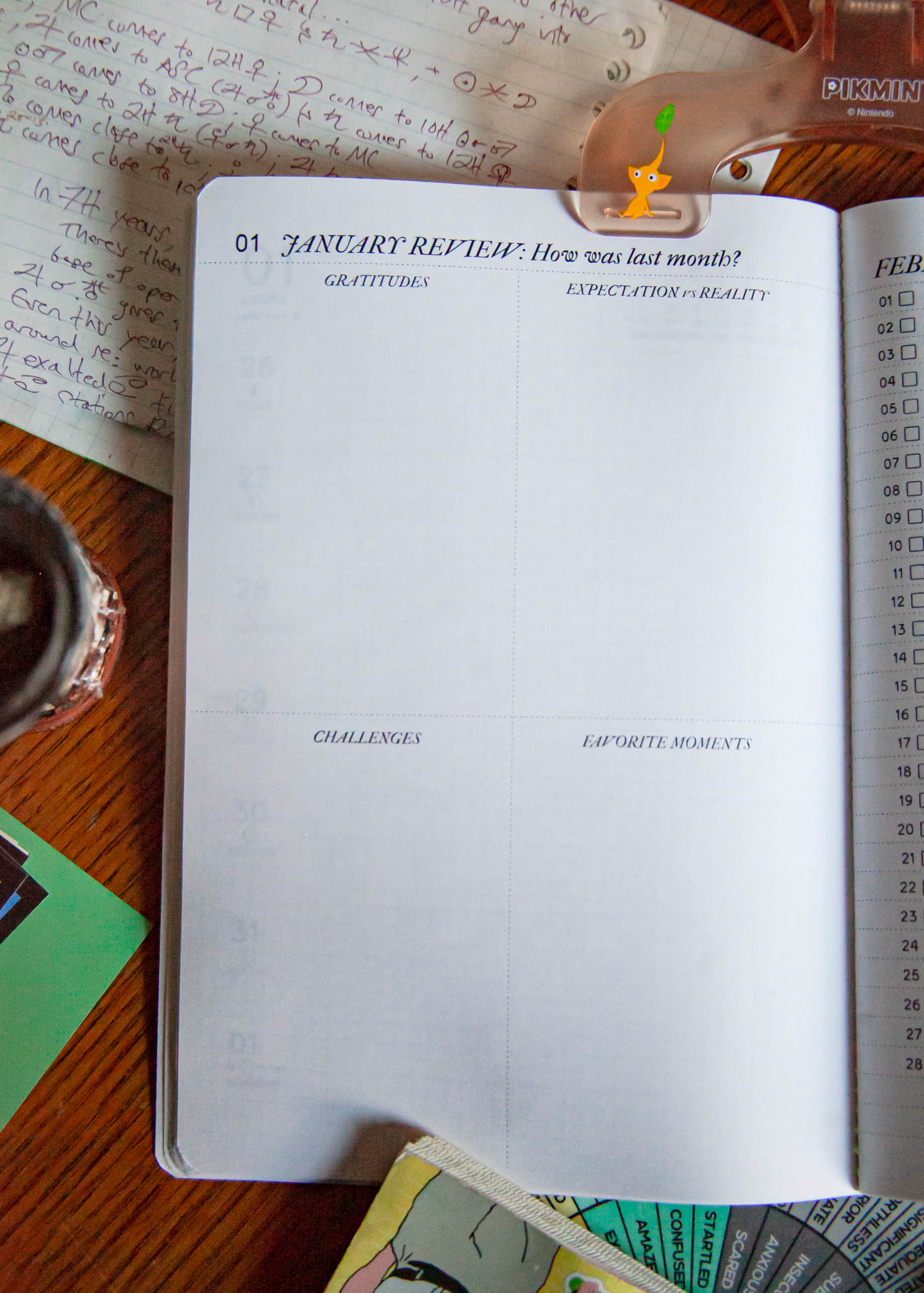 last month review detail