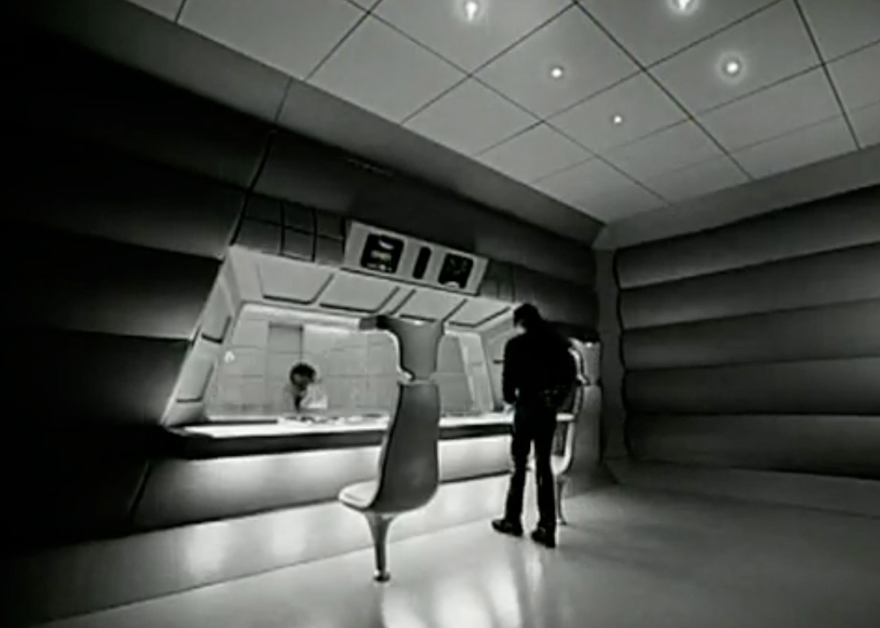 screencap from Michael and Janet Jackson's SCREAM vid