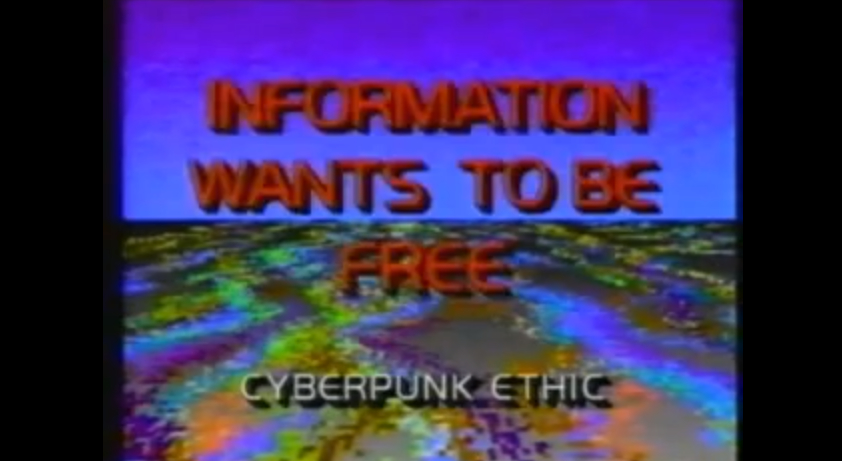 information wants to be free