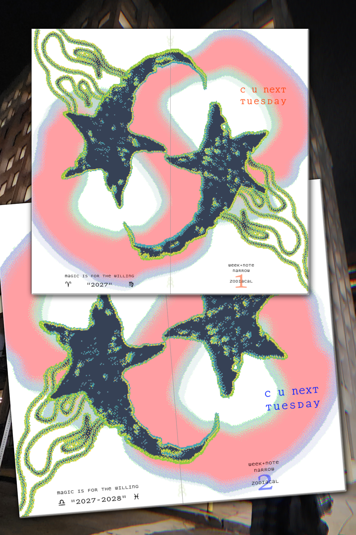 2027-2028 c u next tuesday zodiacal week+note full cover