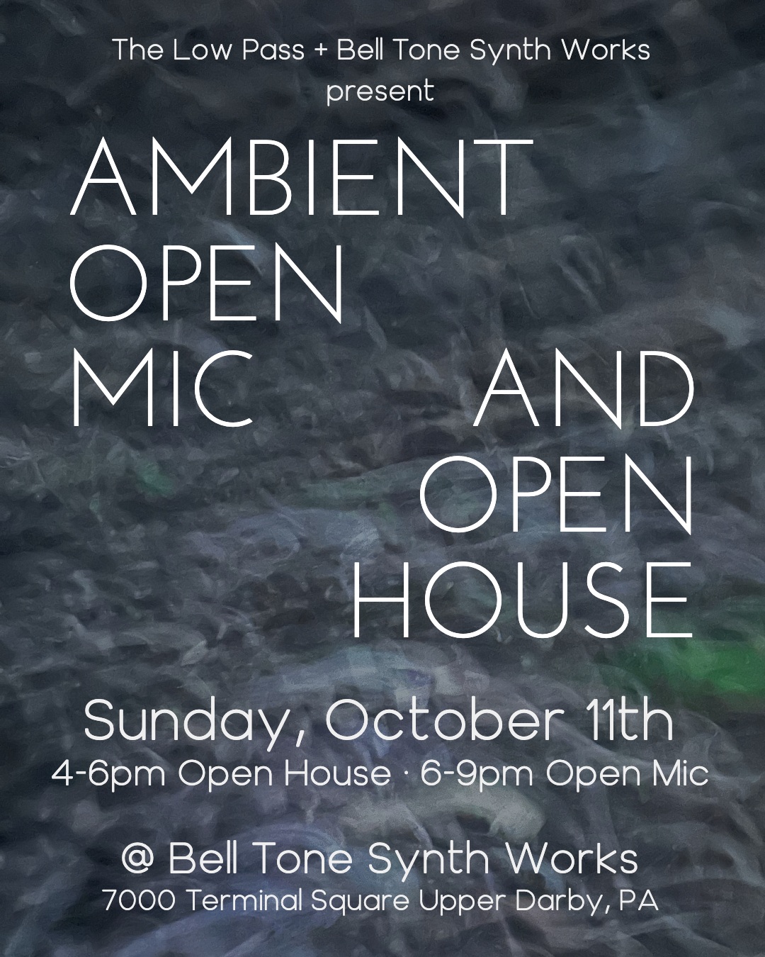 EVENT – OCT 11 Magus Monk w/Clock Issue at Bell Tone Synth Works Ambient Open Mic